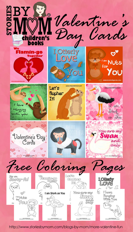 #valentinesday #coloringpages #cuteanimals #greetingcards #storiesbymom